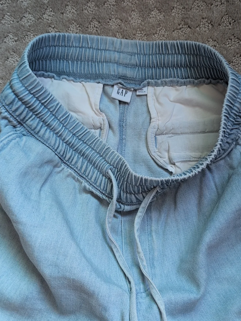 Gap Denim Drawstring Pull On Shorts